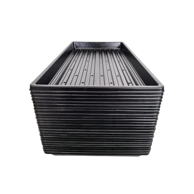1020 Microgreens Growing Trays WITH Holes 10" x 20" (Shallow - With Holes) - Image 6