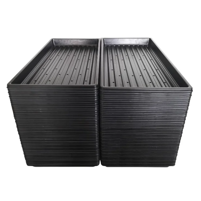 1020 Microgreens Growing Trays WITH Holes 10" x 20" (Shallow - With Holes) - Image 9
