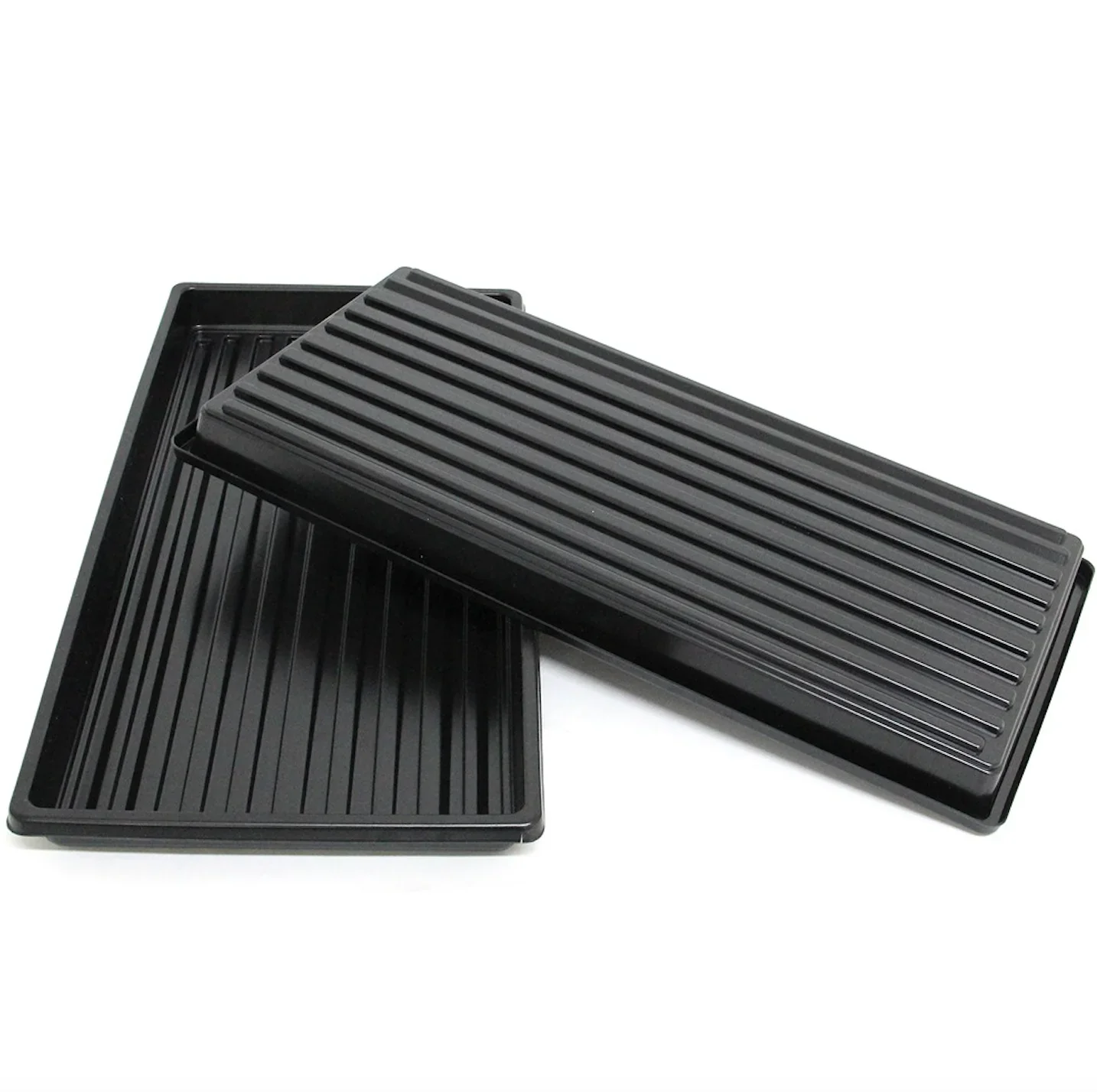 1020 Microgreens Growing Trays WITHOUT Holes 10" x 20" (Shallow - Without Holes) - Image 4