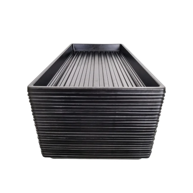 1020 Microgreens Growing Trays WITHOUT Holes 10" x 20" (Shallow - Without Holes) - Image 9
