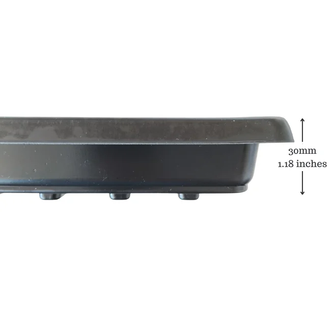 1010 Microgreens Growing Trays WITHOUT Holes 10" x 10" (Shallow) - Image 3