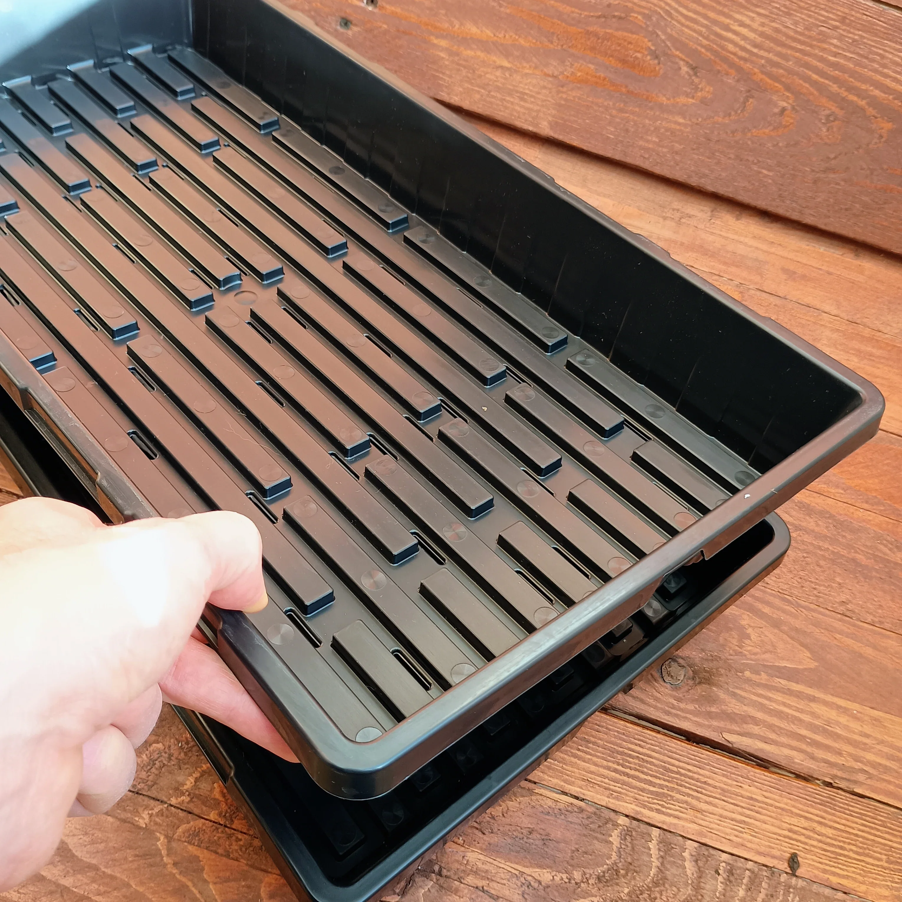Deep 1020 Bootstrap Farmer Trays | With Holes | Heavy Duty Microgreens Or Seedling Trays - Image 3
