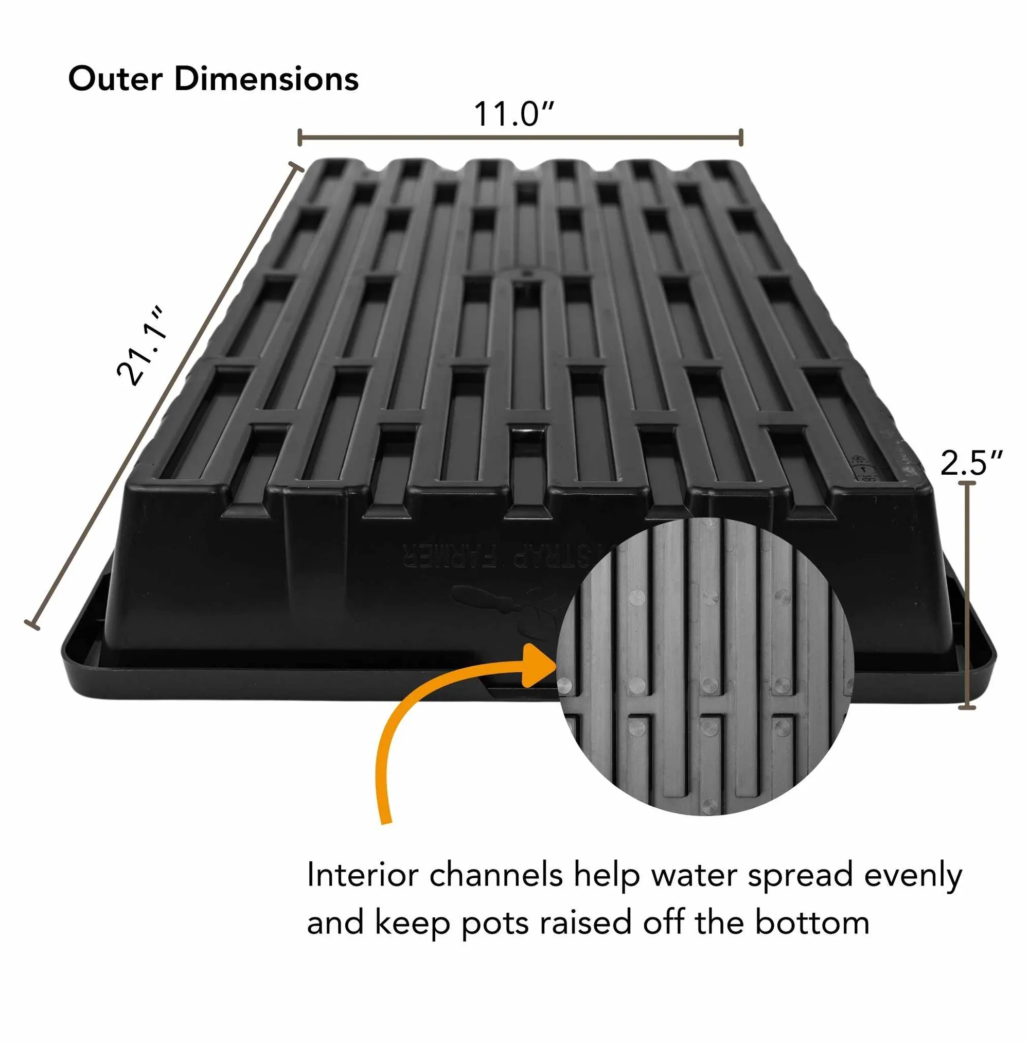 Deep 1020 Bootstrap Farmer Trays | Without Holes | Heavy Duty Microgreens Or Seedling Trays - Image 7