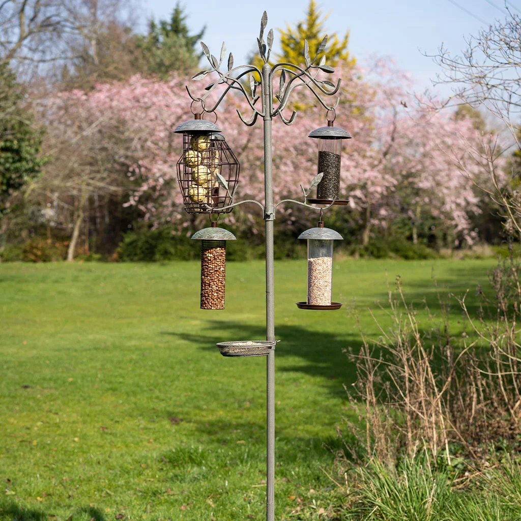 Decorative Secret Garden Bird Feeding Station - Image 3