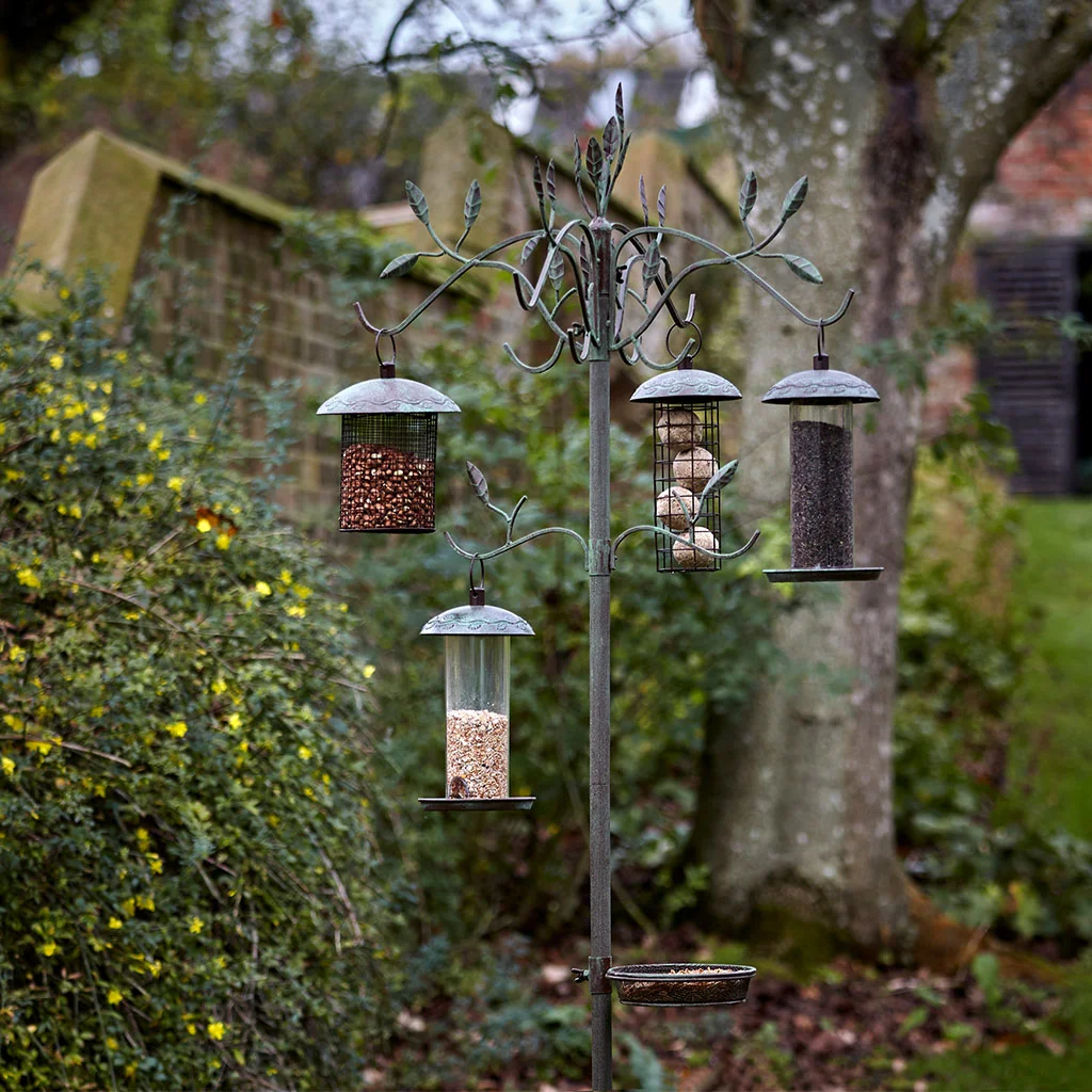 Decorative Secret Garden Bird Feeding Station - Image 4