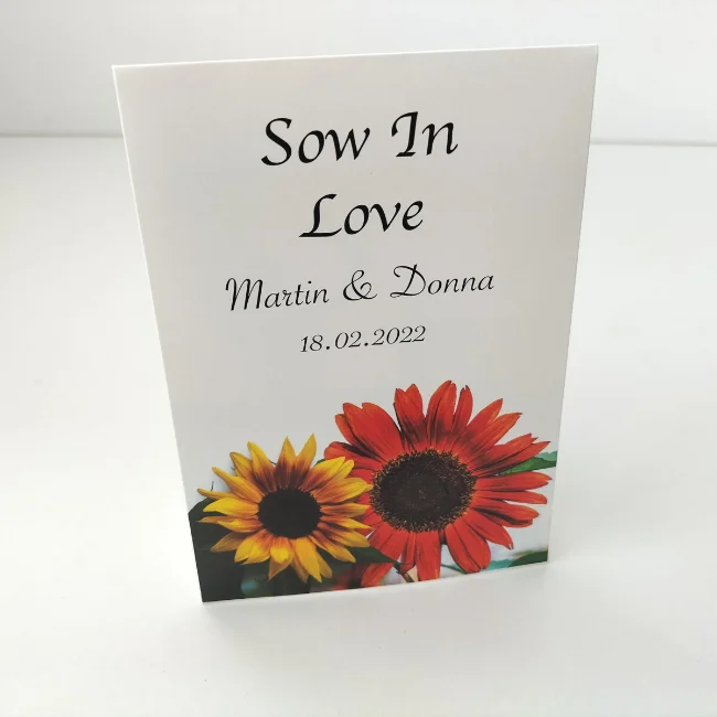 Wedding Favours - Personalised Seed Packs - Image 4